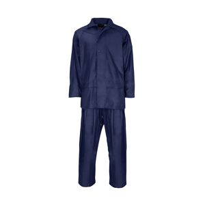 Supertouch 18391-7 Polyester PVC Rainsuit XXL  Navy