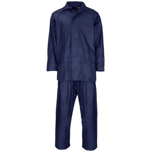 Supertouch 18391-7 Polyester PVC Rainsuit 3XL  Navy