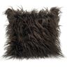 Cushion Mania (Brown, 21"x21" cushion cover) Cushion or Cover long Shaggy faux fur cushions