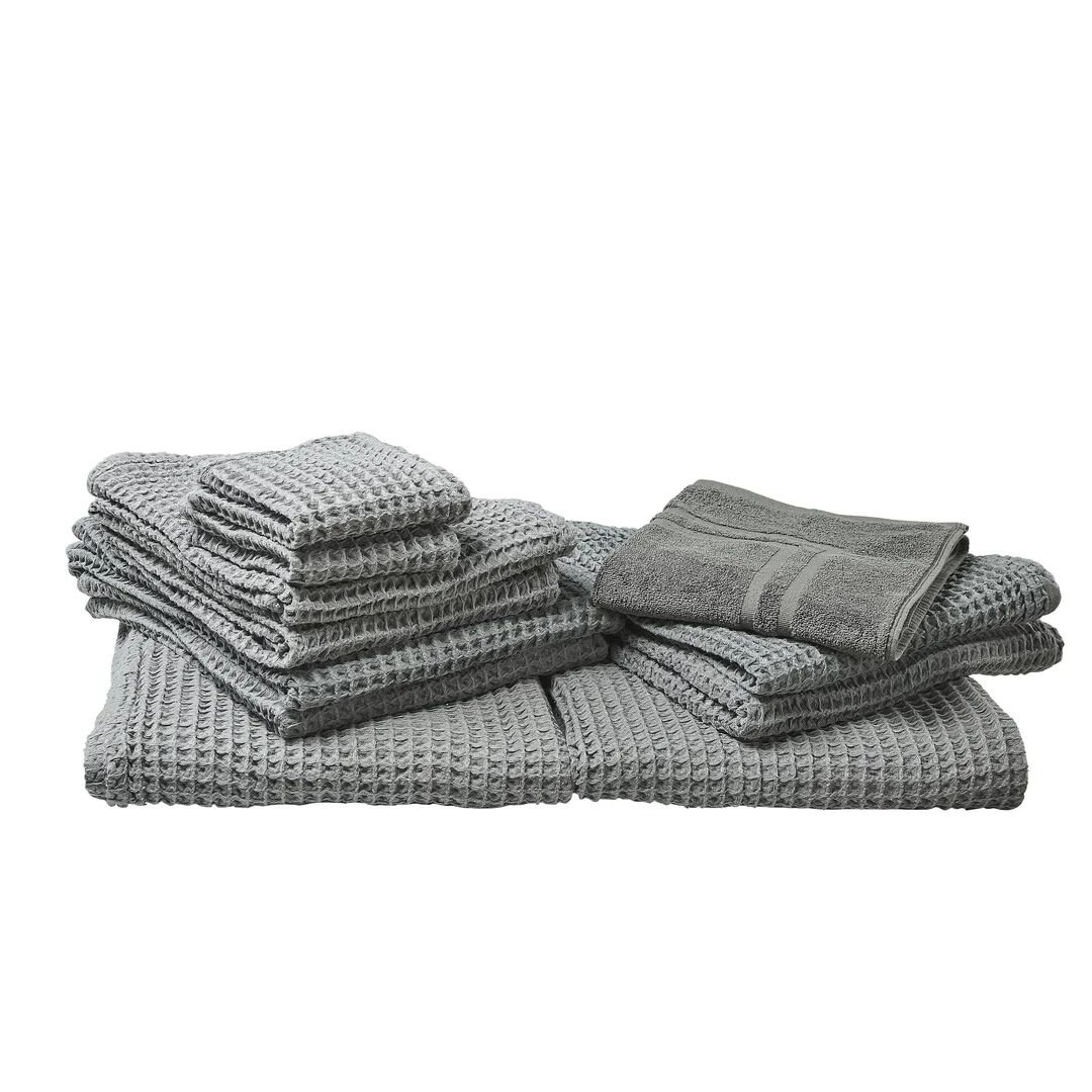 Photos - Towel Ebern Designs Amill 11 Piece Quick Dry Multi-Size Bale gray 70.0 W cm