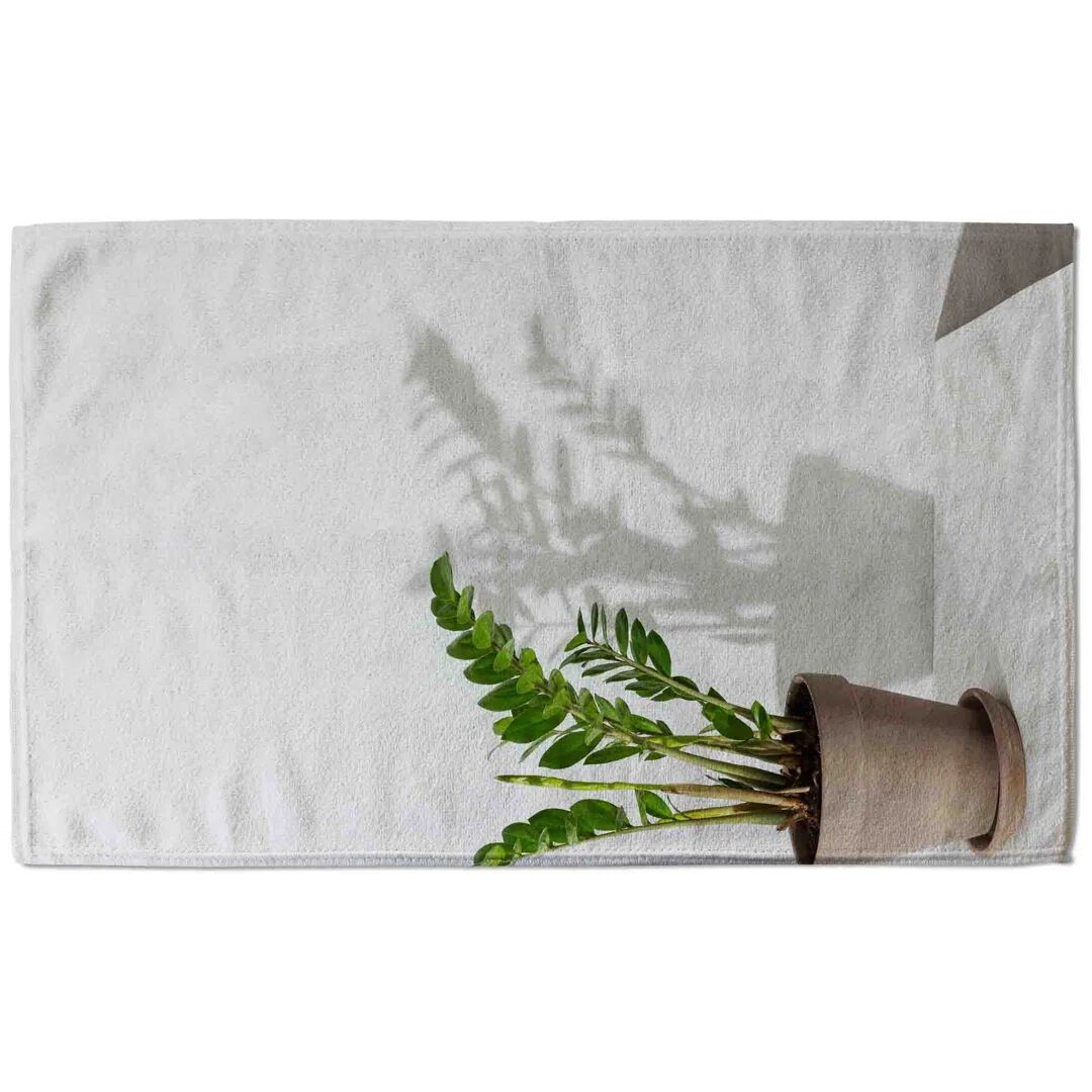 East Urban Home Modestino Bath Towel Single gray 80.0 W cm