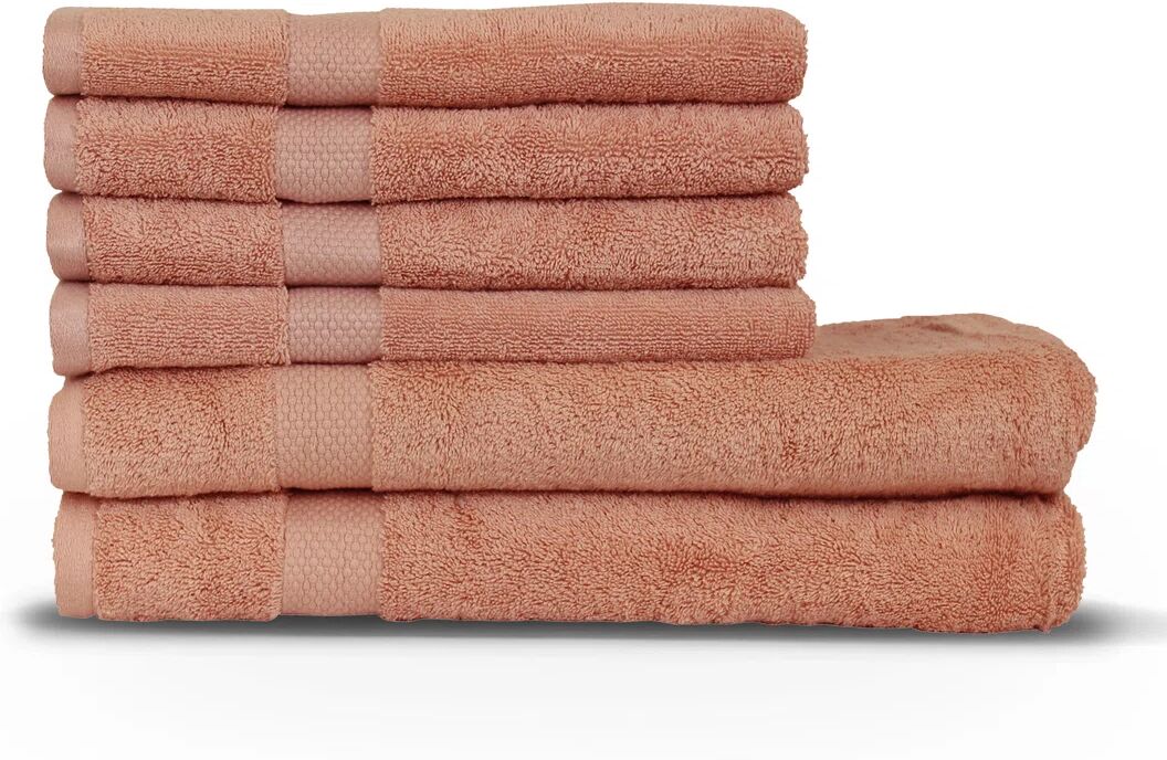 Photos - Towel Belfry Bathroom Marek 6 Piece Multi-Size Bale red/pink/brown 70.0 W cm