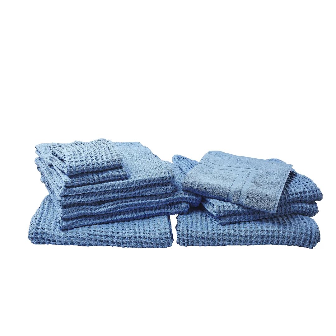 Photos - Towel Ebern Designs Amill 11 Piece Quick Dry Multi-Size Bale blue 70.0 W cm