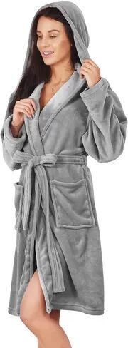 Symple Stuff Aliso Bathrobe Symple Stuff Colour: Steel, Size: Extra Large  - Size: Medium