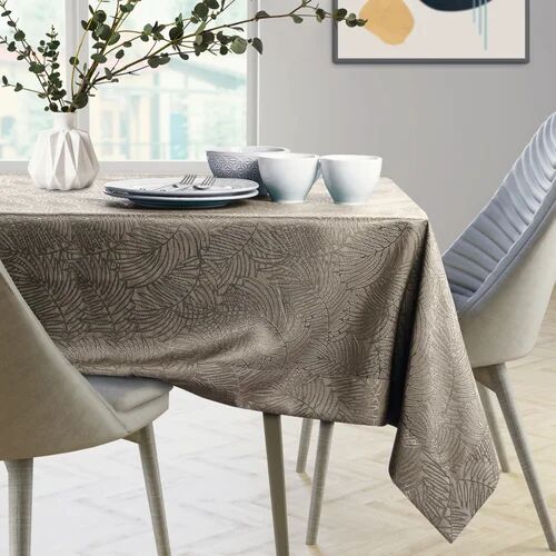 Ebern Designs Laplace Tablecloth Ebern Designs Colour: Cappuccino, Size: 120cm W x 160cm L  - Size: Large