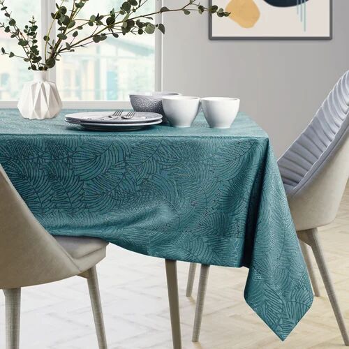 Ebern Designs Laplace Tablecloth Ebern Designs Colour: Petrol, Size: 140cm W x 260cm L  - Size: Large