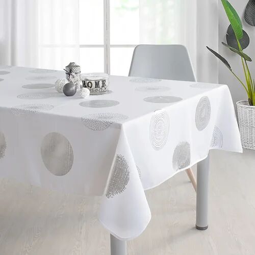 Latitude Run Tavit Bright Tablecloth Latitude Run Colour: White, Size: 150cm W x 300cm L  - Size: Super King (6')