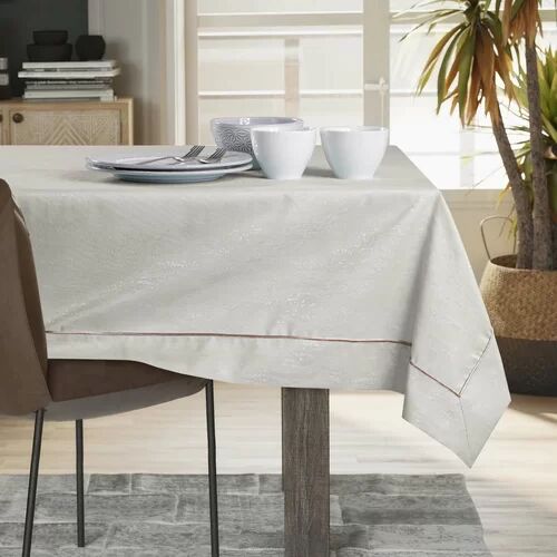 17 Stories Amelia-Brooke Tablecloth 17 Stories Colour: Cream, Size: 120cm W x 260cm L  - Size: Large