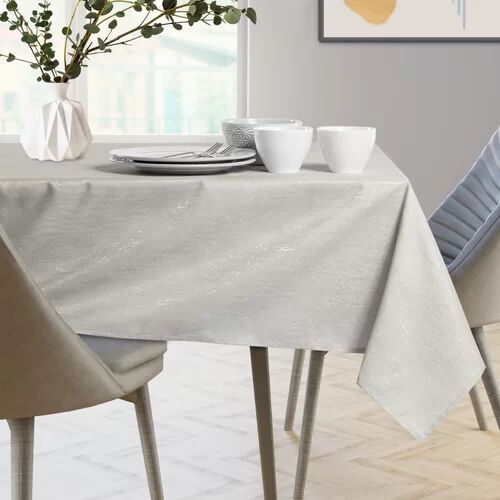 Brayden Studio Avienda Lotus Effect Tablecloth Brayden Studio Colour: Ecru, Size: 120cm W x 220cm L  - Size: Large