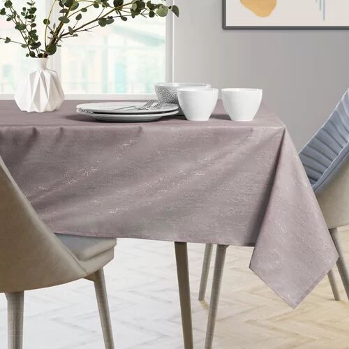 Brayden Studio Avienda Lotus Effect Tablecloth Brayden Studio Colour: Pink, Size: 155cm W x 400cm L  - Size: Large