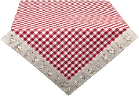 Symple Stuff Donahue Tablecloth Symple Stuff Size: 150cm W x 150cm L, Colour: Red  - Size: 47cm H X 24cm W X 24cm D