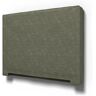 IKEA - Abelvär Headboard Cover, Green Grey, Velvet - Bemz