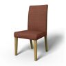 IKEA - Henriksdal Dining Chair Cover with piping (Standard model), Rust, Bouclé & Texture - Bemz