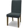 IKEA - Henriksdal Dining Chair Cover (Standard model), Graphite Grey, Linen - Bemz