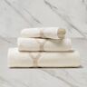 Frette Continuity Embroidered Hand Towel  Size: 16x24 in-  Milk/Ivory