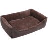 Feandrea Waschbares Hundebett 110 cm Braun