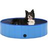 vidaXL Hundepool Faltbar Blau 120 x 30 cm PVC