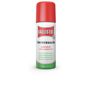 Ballistol GmbH Ballistol Universalöl, Spray, Vielseitig einsetzbares Öl zum Schutz und zur Pflege, 50 ml - Spraydose