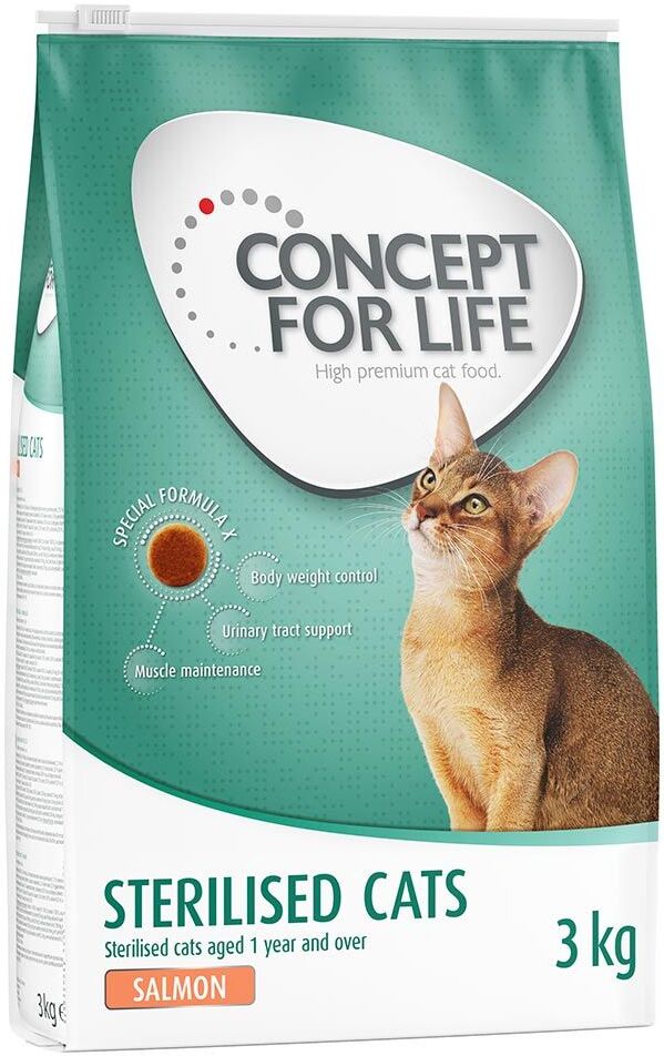 Concept for Life Sterilised Cats Lachs - 3 kg