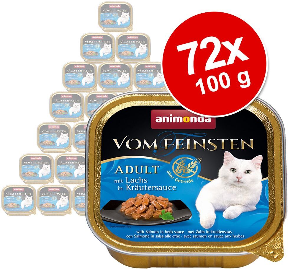 Animonda vom Feinsten Adult NoGrain in Sauce Megapack 72 x 100 g - Huhn in Karottensauce