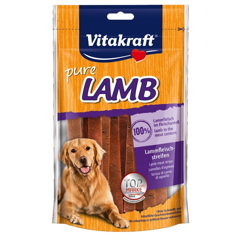 Vitakraft LAMB Lammfleischstreifen - Sparpaket: 6 x 80 g