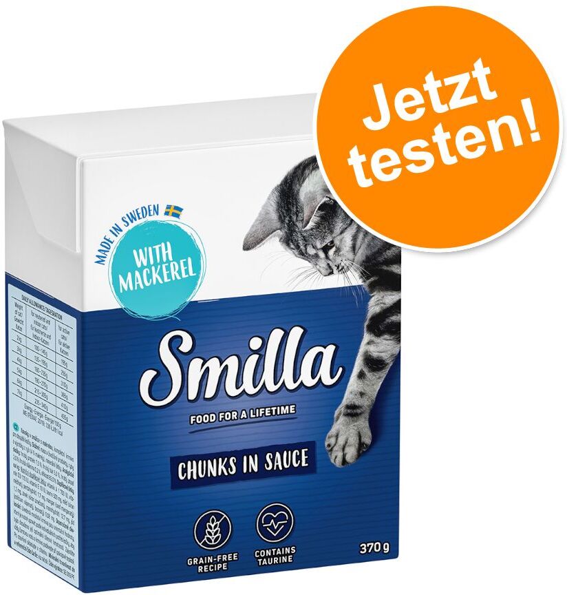 Smilla Häppchen in Soße 1 x 370 g zum Probierpreis! - mit Makrele