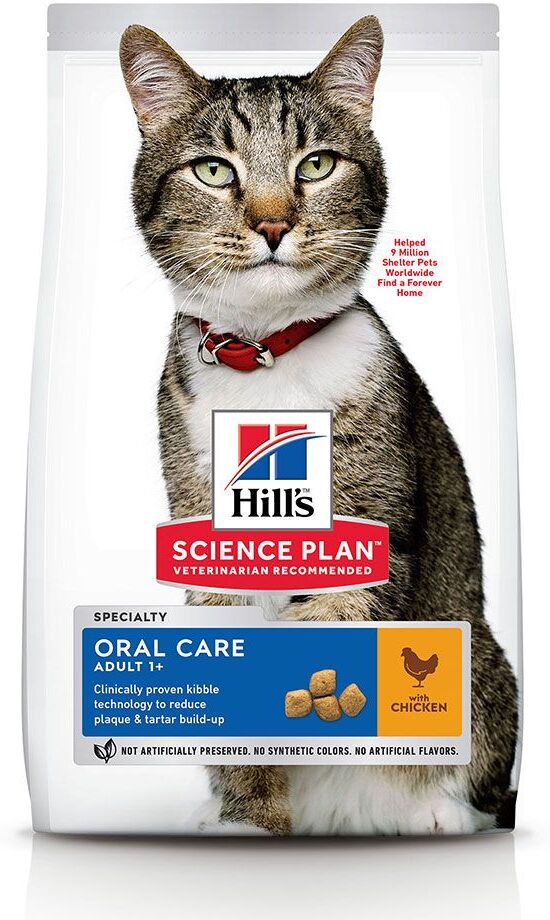 Hill's Science Plan Adult Oral Care Huhn - Sparpaket: 2 x 7 kg