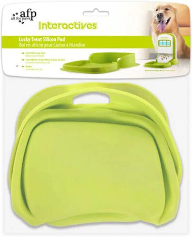 All For Paws Lucky Treat Silicon Pet Food Pad Dog Bowl Mat Silicone No Mess