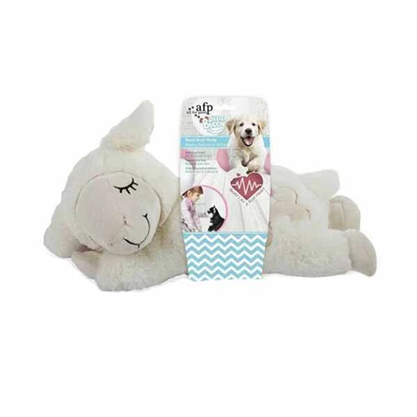 All For Paws Dog Heartbeat Toy Sheep Puppy Comfort Plush