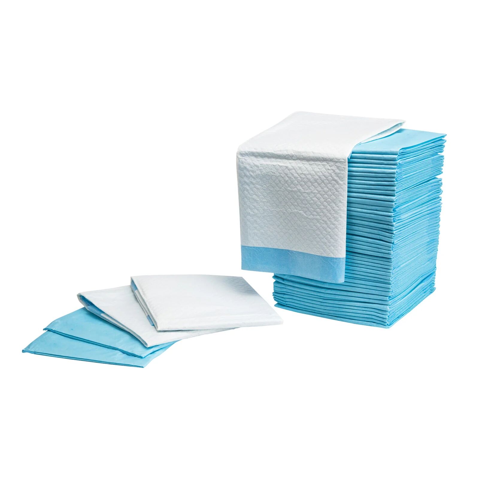 Unbranded Pet Toilet Training Pads 7 Layered BLUE X 200pcs