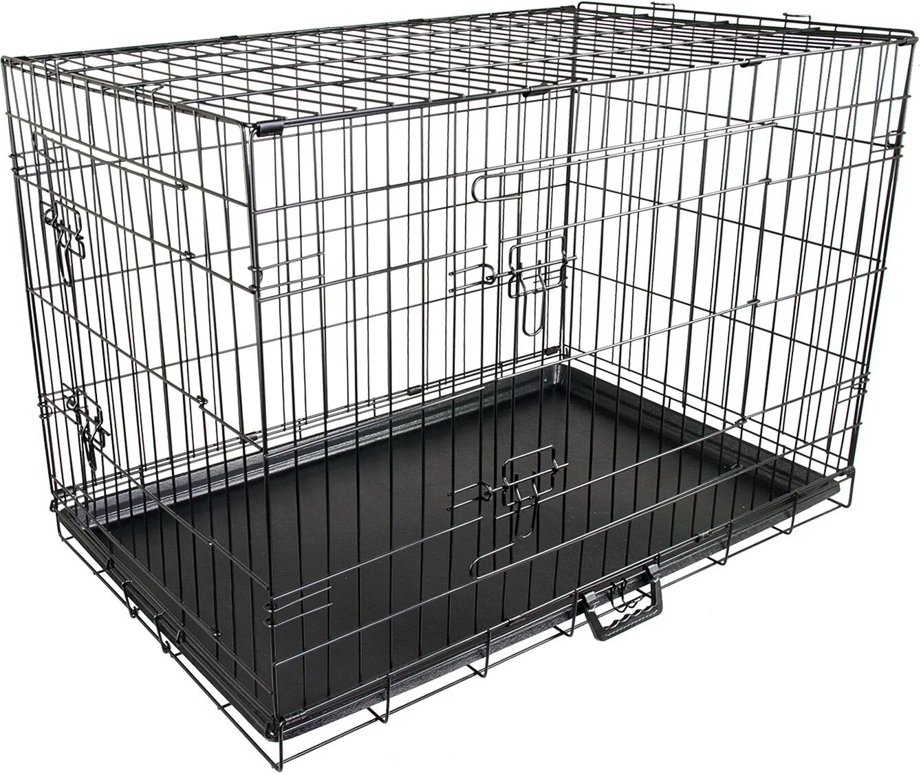 Unbranded 30" Foldable Metal Wire Dog Cage with Removable Tray