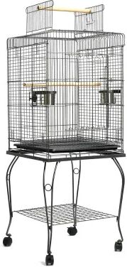 i.Pet Pet Bird Cage with Stainless Steel Feeders