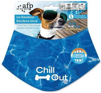 All For Paws Ice Dog Cooling Bandana Chill Out Pet Neck Cool Collar Scarf