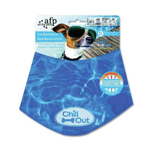 All For Paws Ice Dog Cooling Bandana Chill Out Pet Neck Cool Collar Scarf Cold