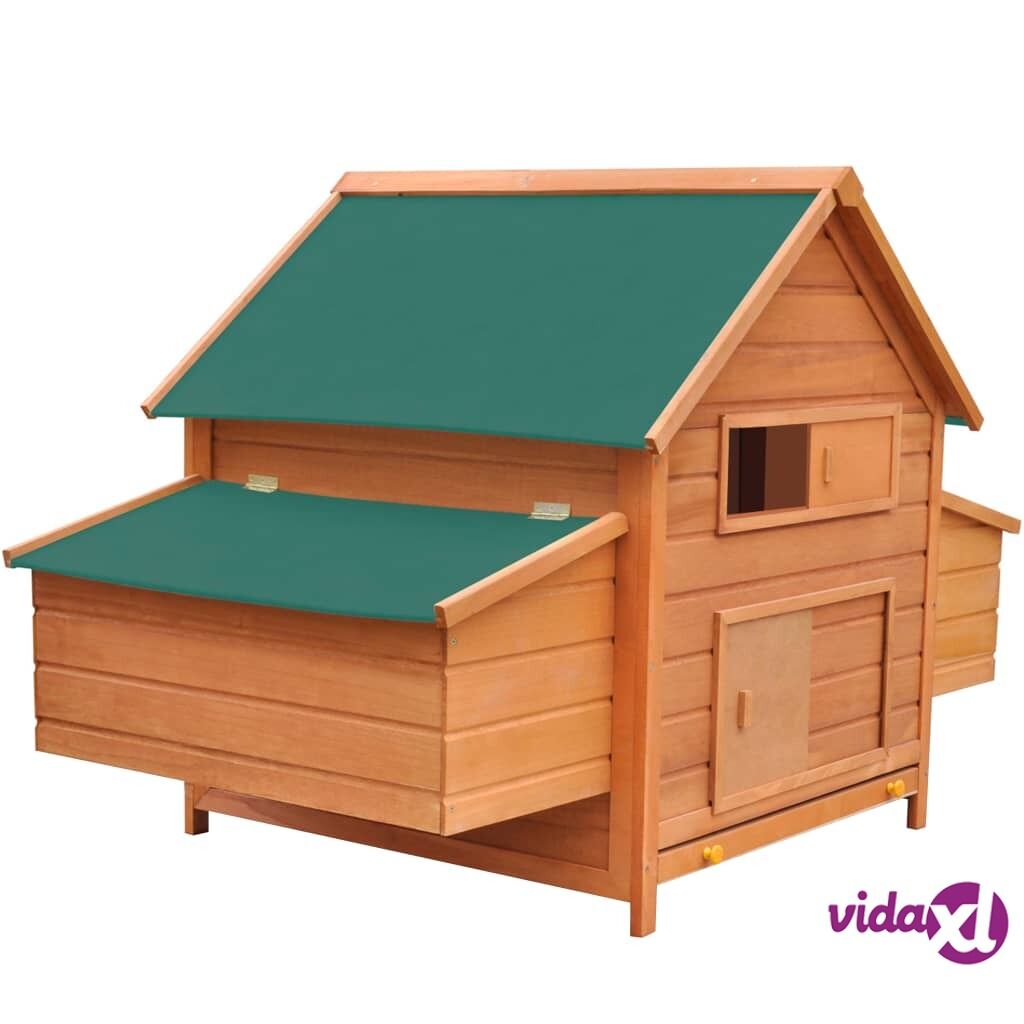 vidaXL Chicken Coop Wood 157x97x110 cm