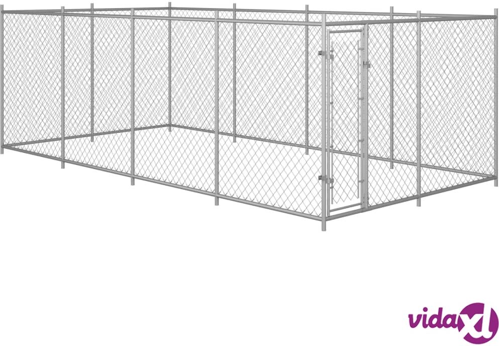 vidaXL Outdoor Dog Kennel 8x4x2 m