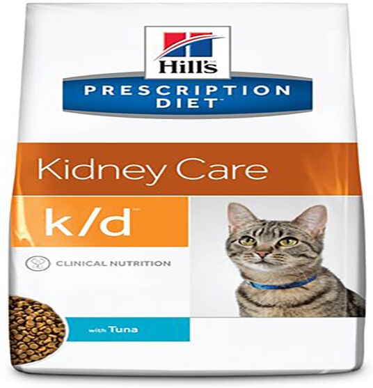 Hill's Prescription Diet Feline K/D Kidney Care Croquettes Thon 1,5kg