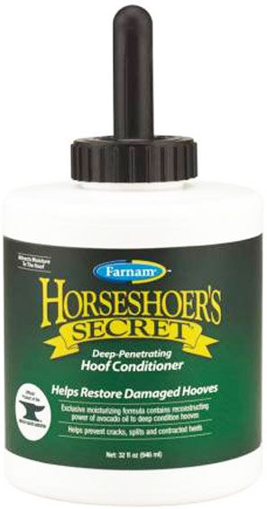 Pommier Nutrition horseshoer's secret topical hoof conditionner creme hydratante sabot cheval flacon de 946ml