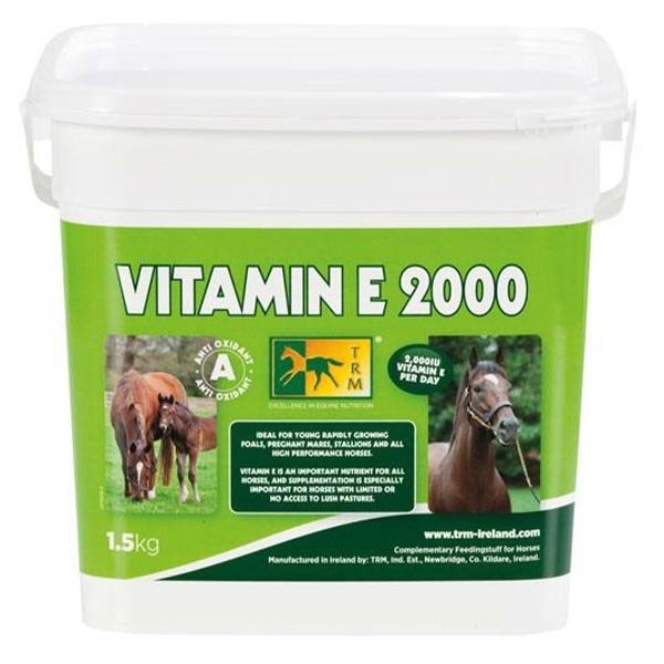 SEOA Vétérinaire Vitamine e 2000 Cheval Poudre Orale 1,5kg