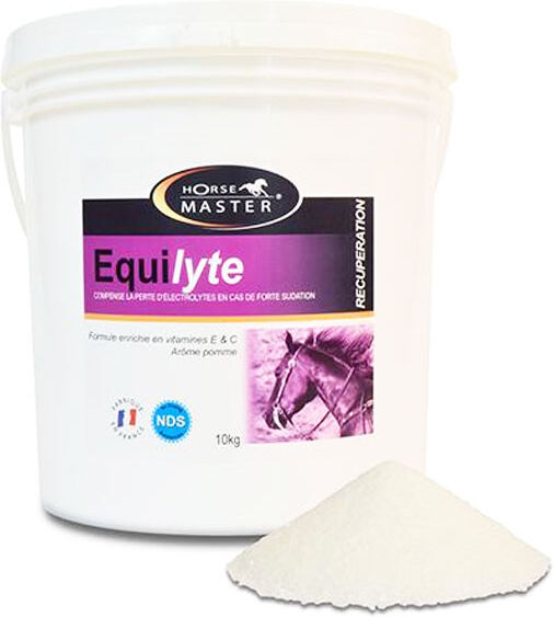 Pommier Nutrition Equilyte Horse Master Récupération Electrolytes Cheval Poudre Orale 10kg