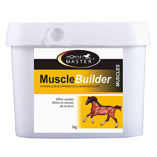 Pommier Nutrition Muscle Builder Horse Master Soutien Masse Musculaire Cheval Poudre Orale 1kg