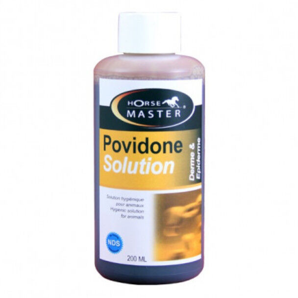 Pommier Nutrition Povidone Iodine 10% Solution Désinfectante 200ml (usage vétérinaire)