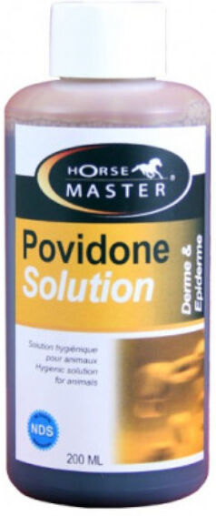 Pommier Nutrition Povidone Iodine 10% Solution Désinfectante 200ml (usage vétérinaire)