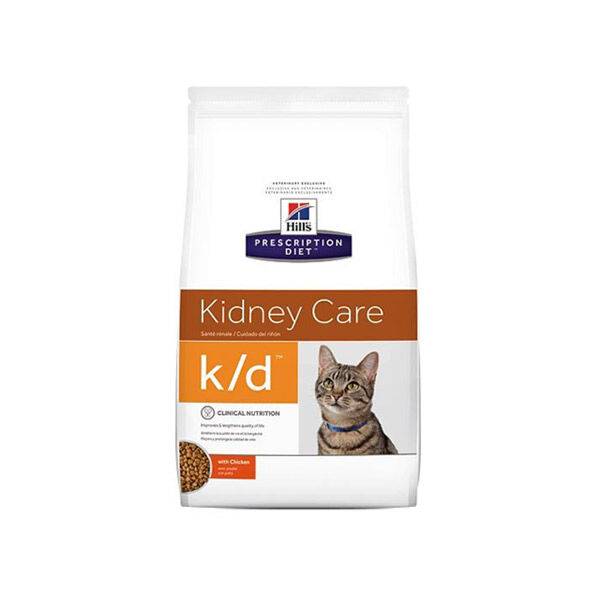 Hill's Prescription Diet Feline K/D Kidney Care Croquettes Poulet 5kg