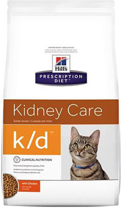 Hill's Prescription Diet Feline K/D Kidney Care Croquettes Poulet 5kg