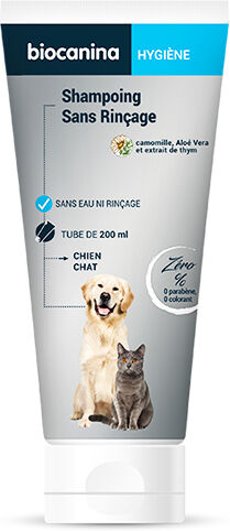 Biocanina Shampooing Sans Rinçage Chien et Chat 200ml