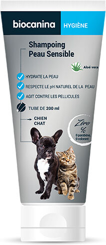 Biocanina Shampooing Peau Sensible Chien et Chat 200ml