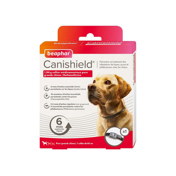 Beaphar Canishield Collier Grands Chiens 1 unité