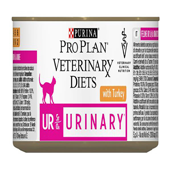 Purina Proplan Veterinary Diets Chat UR Urinary Dinde Aliment Humide 195g