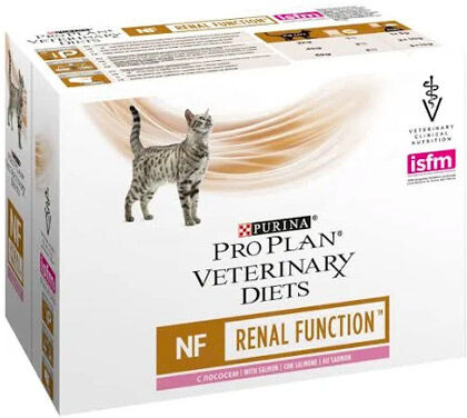 Purina Proplan Veterinary Diets Chat NF Renal Function Saumon 10X85g